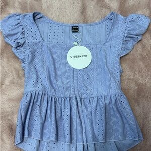 SHEIN Light Purple Top